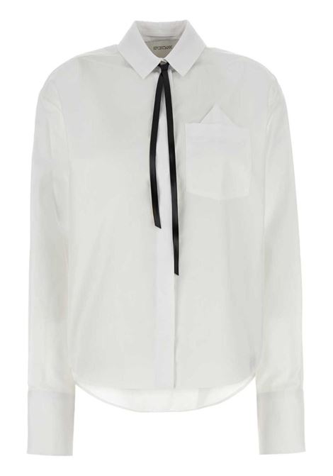 Camicia oversize gesso in bianco Maxmara sportmax - donna MAXMARA SPORTMAX | Camicie | 2422116023600001